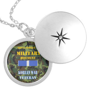 DON'T FORGET MY MILITARY DISCOUNT for the LADIES Locket Necklace
