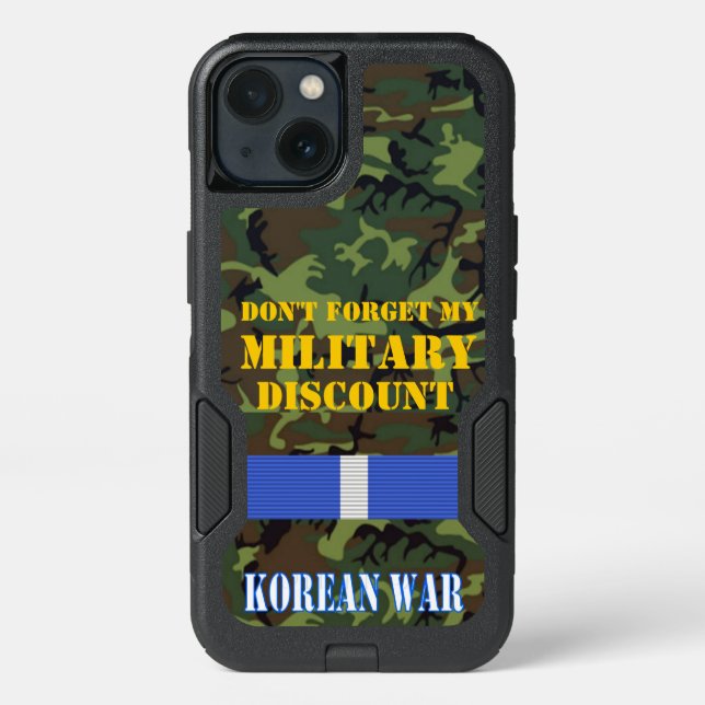 DON'T FORGET MY MILITARY DISCOUNT OTTERBOX iPhone CASE (Back)