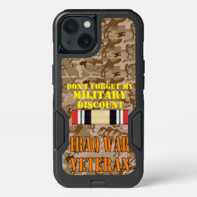 DON'T FORGET MY MILITARY DISCOUNT OTTERBOX iPhone CASE (Back)