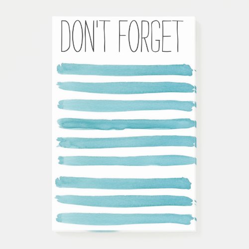 DONT FORGET Note Pad