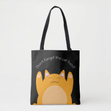 Don't forget the cat food shopping tote