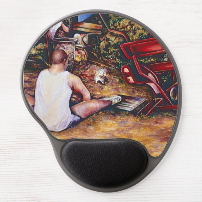 Don't Forget the Garlic, Budapest Gel Mouse Pad (Front)
