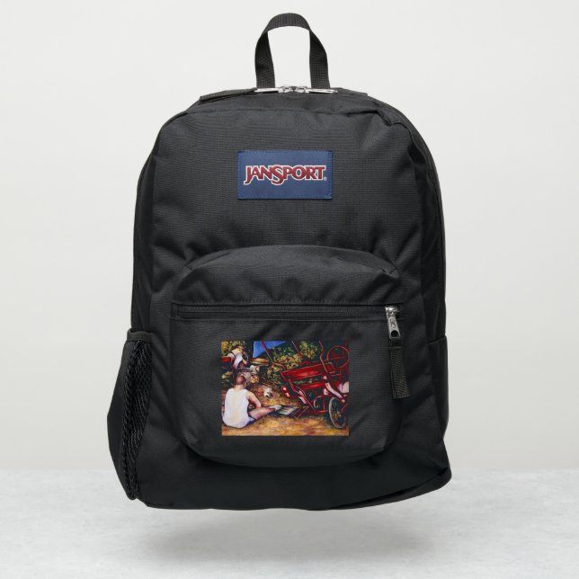 Don't Forget the Garlic JanSport Backpack (Front)