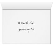 don't forget to travel with your angels! cards (Inside Horizontal (Bottom))