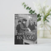 Don't Forget to Vote Postcard | Zazzle