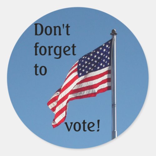 Dont forget to vote stickers