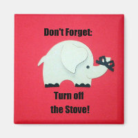 Don't forget: Turn off the stove!
