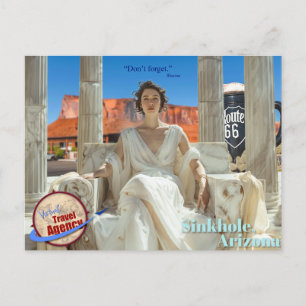 "Don't Forget Winona" Souvenir Post Card