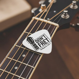 Don't fret (Philippians 4:6-7) Guitar  Pick