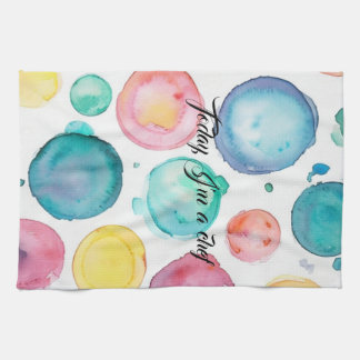 Don't get ahead of the pretty colors kitchen towel