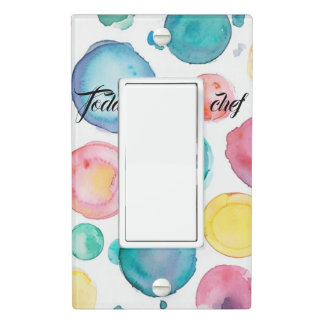 Don't get ahead of the pretty colors light switch cover