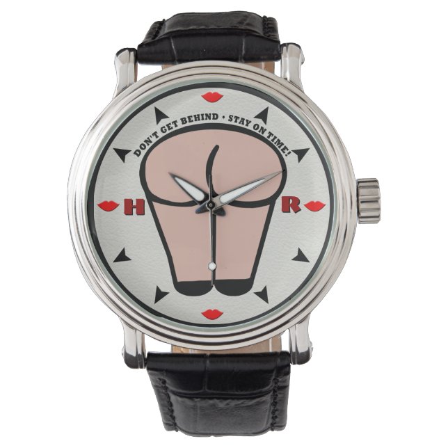 Don't Get Behind - Stay On Time (Monogrammed) _P Watch (Front)