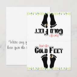 Don't Get Cold Feet Funny Socks Postcard | Zazzle