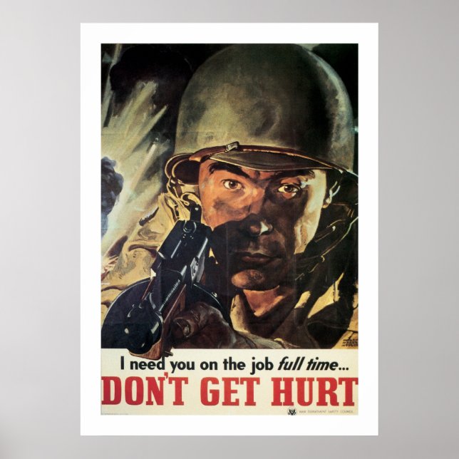 Don't Get Hurt Poster (Front)