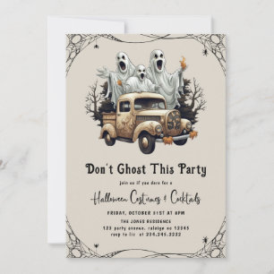 Dont Ghost This Party Adult Halloween Party Invitation
