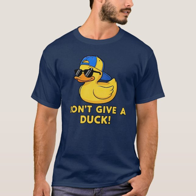 Don't Give a Duck Wordplay T-Shirt (Front)