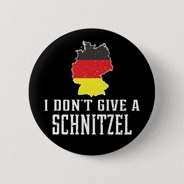 Dont Give A Schnitzel Oktoberfest Germany Button (Front)