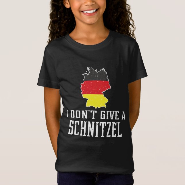 Dont Give A Schnitzel Oktoberfest Germany T-Shirt (Front)