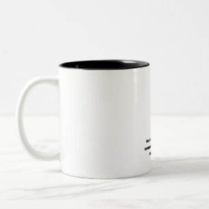 Don't Give Me a Cigarette funny skull Two-Tone Coffee Mug