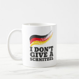 Dont Give Schnitzel German Flag Oktoberfest Coffee Mug