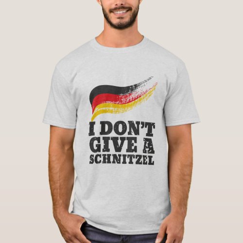 Dont Give Schnitzel German Flag Oktoberfest T_Shirt