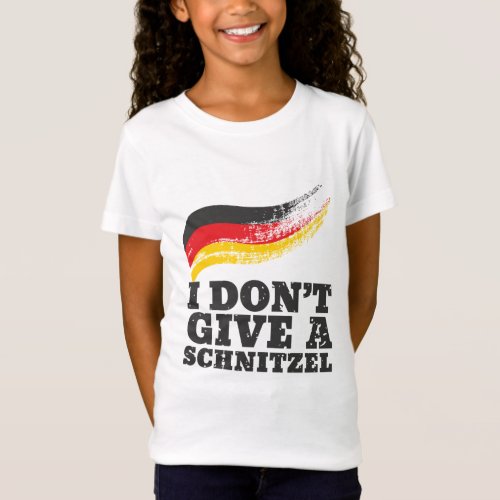 Dont Give Schnitzel German Flag Oktoberfest T_Shirt