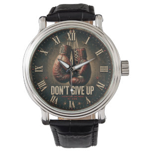 Don't Give Up Boxing Gloves Watch