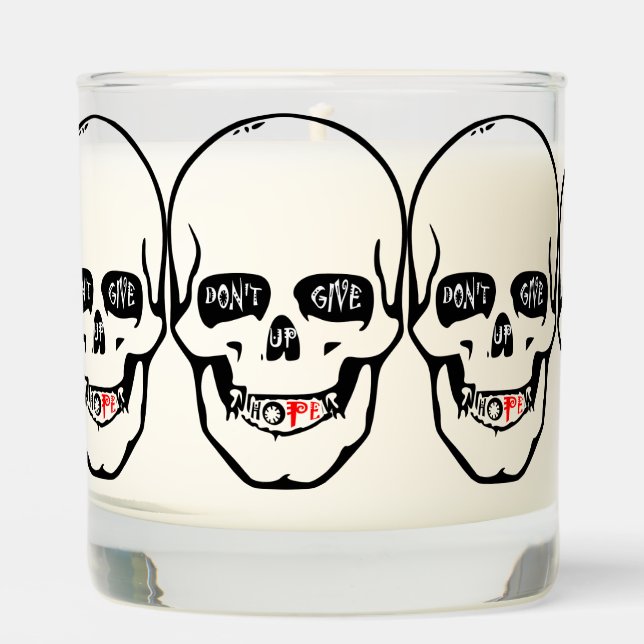 Don't Give Up Hope Scented Candle (Front)