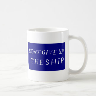 Don't Give Up The Ship Flag Coffee Mug