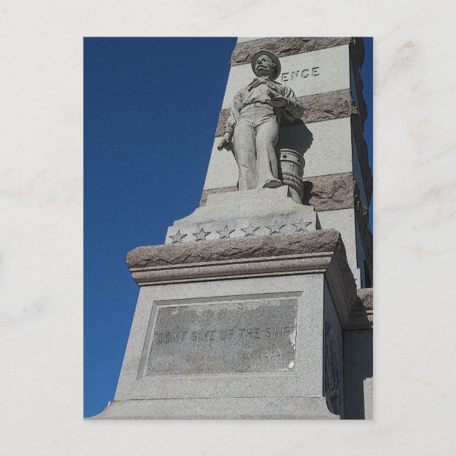 Don't give up the ship postcard (Front)