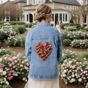 Dont Go Bacon My Heart, Funny Denim Jacket
