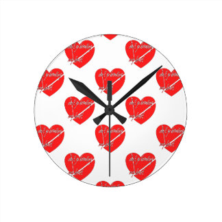 Broken Heart Wall Clocks | Zazzle