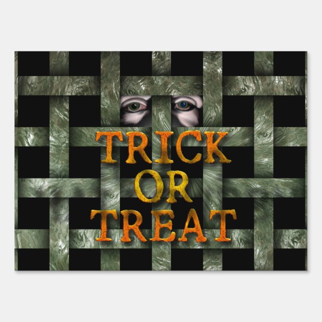 Don't Go Down There! Yard Sign (Back)