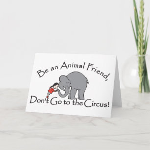 Don't Go to the Circus Card