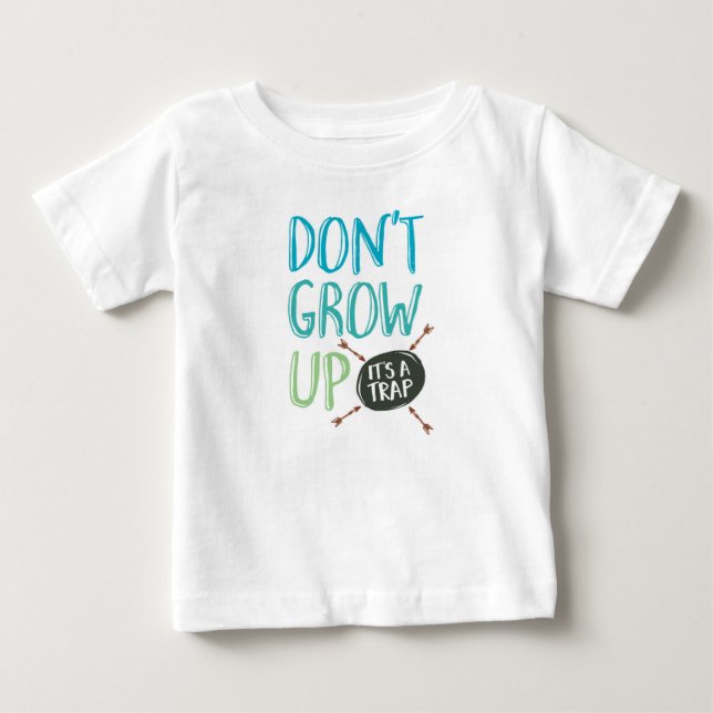 Dont grow up, it's a trap kids T-shirt (Front)