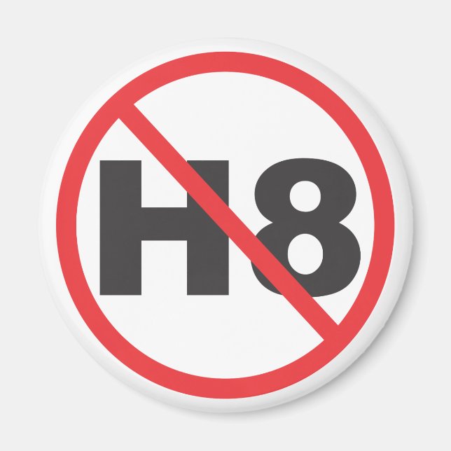 Don't Hate Magnet (Front)