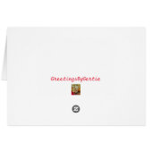 Don't Hate Me Because I'm Beautiful - Dog Card (Back Horizontal)