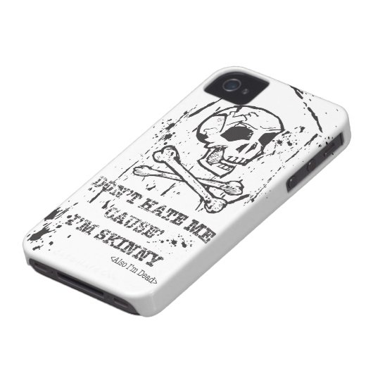 DON'T HATE ME CAUSE I'M SKINNY MAN Case-Mate iPhone CASE (Bottom)