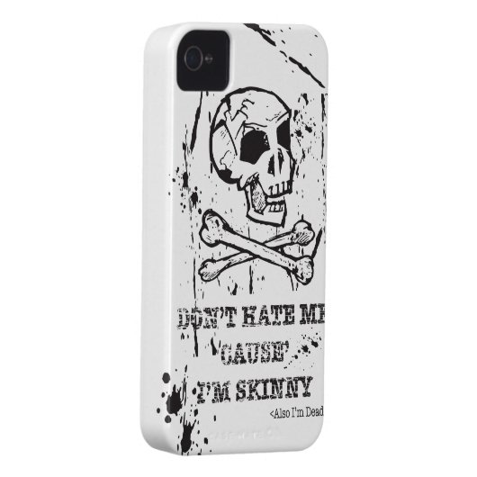 DON'T HATE ME CAUSE I'M SKINNY MAN Case-Mate iPhone CASE (Back/Right)