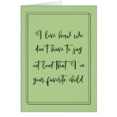 Don't have to say out loud that I'm your favorite (Front)