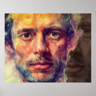Don't Hide Behind You. Be Your True Self Wall Poster
