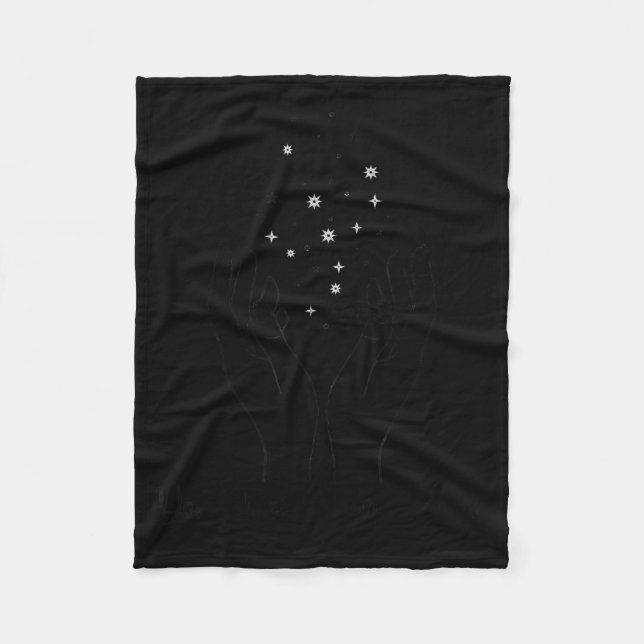 Don't Hide Your Magic Motivational Quote Sitive Vi Fleece Blanket (Front)