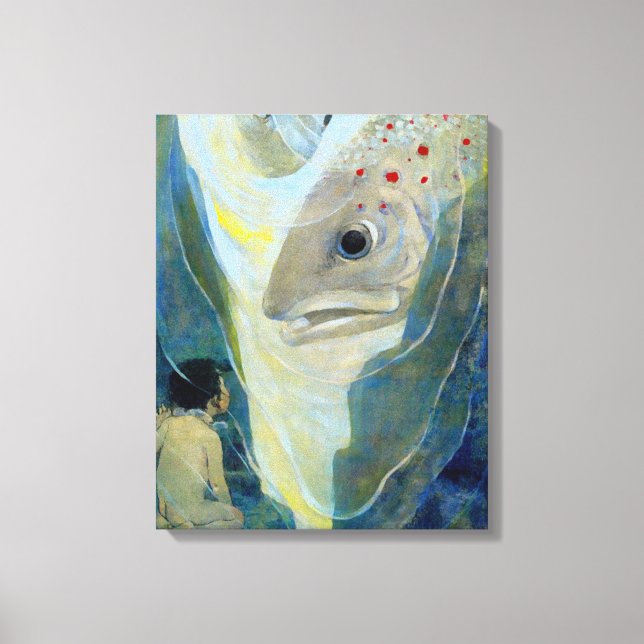 "Don't Hurt Me" The Water Babies Canvas Print (Front)