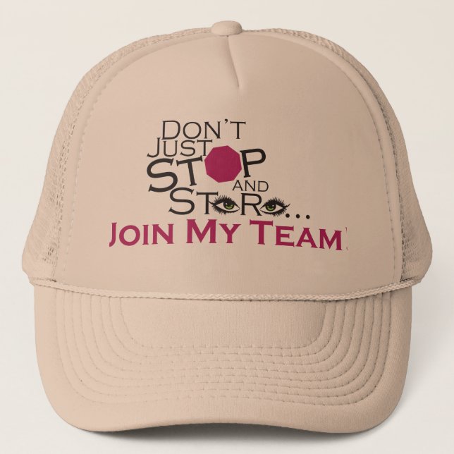 Don't Just Stop Trucker Hat (Front)