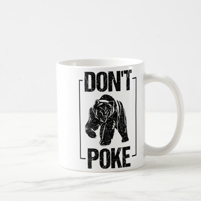 Don't Ke Funny Bear _ Cute Superhero Bear Usa Gift Coffee Mug (Right)