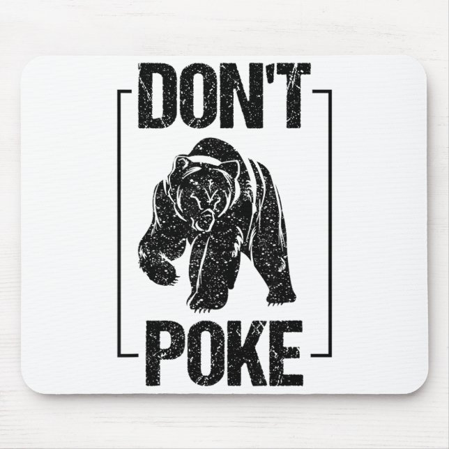 Don't Ke Funny Bear _ Cute Superhero Bear Usa Gift Mouse Pad (Front)