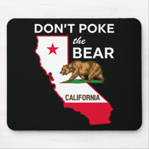 Dont Ke The Bear California Republic Design  Mouse Pad