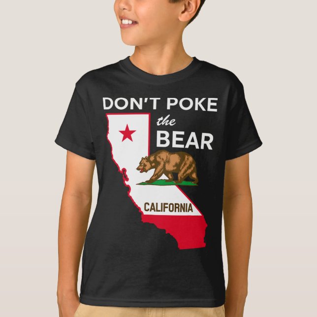 Dont Ke The Bear California Republic Design  T-Shirt (Front)