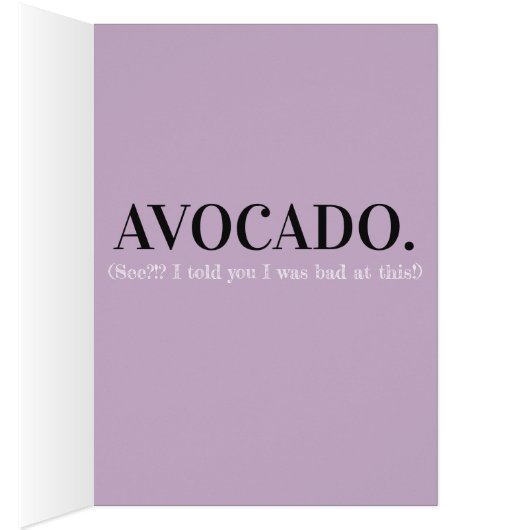 "Don't know what to say" Card (Inside (Right))