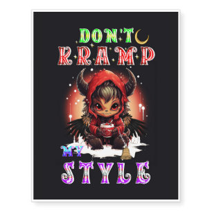Don't Kramp My Style Temporary Tattoos